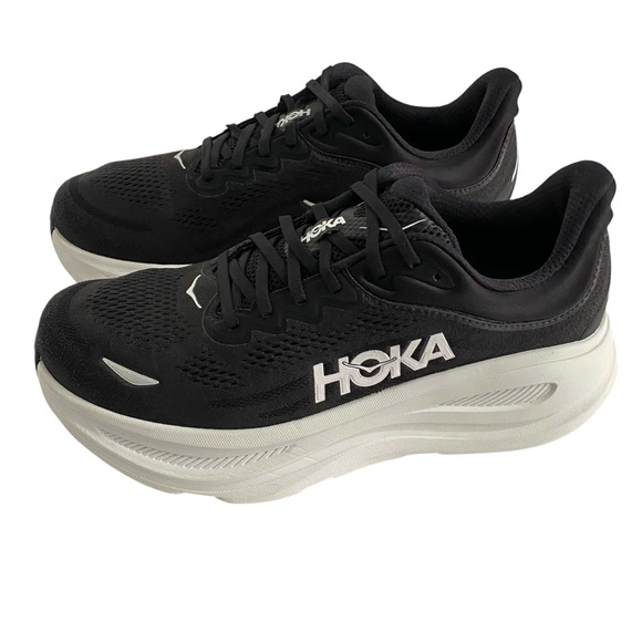 Hoka Other - Hoka Bondi 9 Sneakers Men’s Size 9 Extra Wide Black White